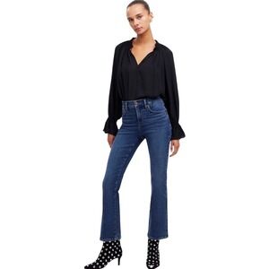 NWOT Madewell Mid Rise Kick Out Crop Jeans Lenoir Wash NR489 Size 28